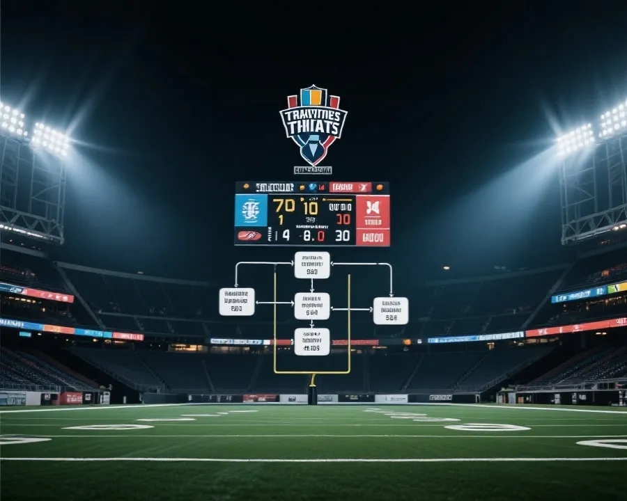 赛事比分与晋级路径示意图