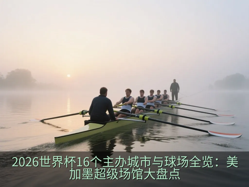 极简高科技体育场馆内部,配备大型悬挂LED屏幕与伸缩屋顶